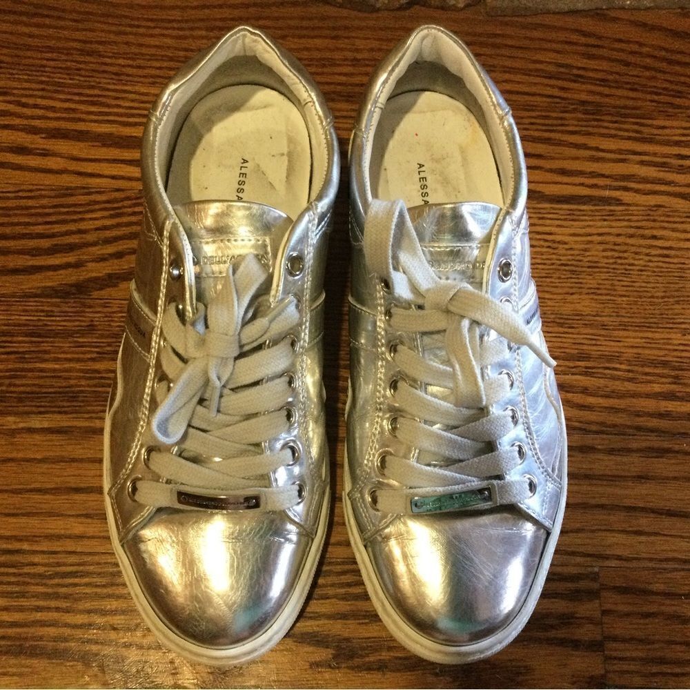 Alessandro Dell’acquamettalliclaceupsneakers
